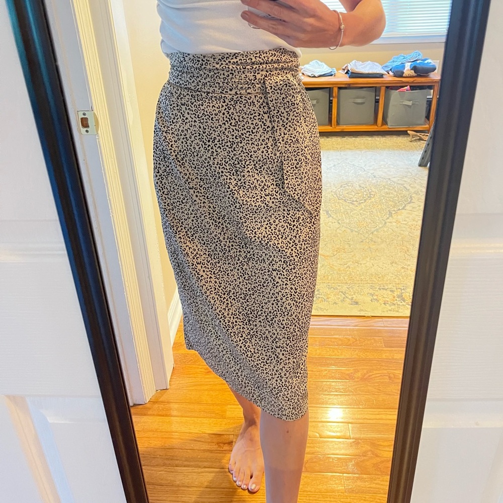 Japna Cheetah Wrap Skirt